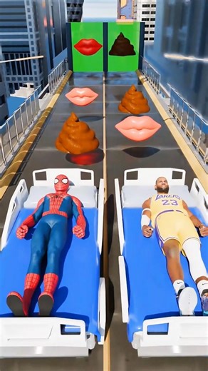 Lebron vs Spider man New Race Help Spider man