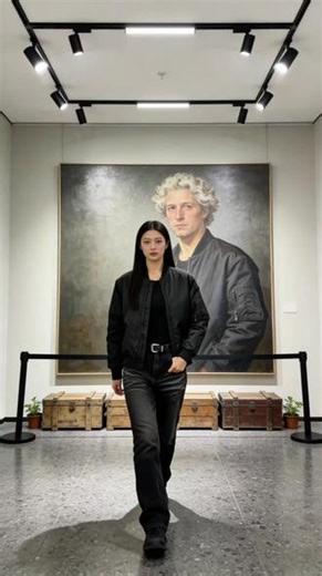 一件彰显硬汉精神的飞行夹克，经典的棒球领设计，上身挺阔又有型，日常搭配起来也特别方便，随便搭个衬衫或者T恤都帅得很随意。宽松的版型不挑身材，就算是有点小肚子的朋友也能轻松驾驭。#飞行夹克 #夹克 #夹克外套 #夹克男 #外套穿搭