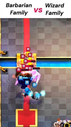 Wizard Family vs Barbarian Family | Who wins the battle?