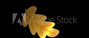 falling leaves animation green and brown leaf falling wind looping animation