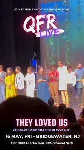 16K views · 249 reactions | Get ready for this LIVE magic.  - May 16 - Friday - 7 pm - Bridgewater temple Auditorium, NJ  - https://events.sulekha.com/qfr-the-high-5-tour-in-new-jersey_event-in_bridgewater-nj_384744 LAST FEW TICKETS LEFT!! Silver - SOLD OUT Gold - Almost Sold Diamond - Selling fast Be there to witness some amazing music to relive your Nostalgia!! #qfrusa #qfrlive | Subhasree Thanikachalam | Facebook