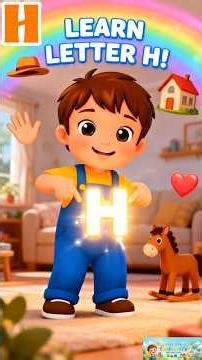 Learn Letter H Easy | Fun ABC Song for Kids | Toddler Learning