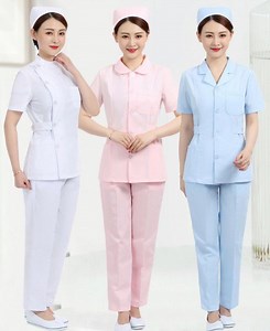 [Hot Item] Special Nurse Dress Long Sleeved Hospital Two-Piece Separate Suit Uniform Work Clothes