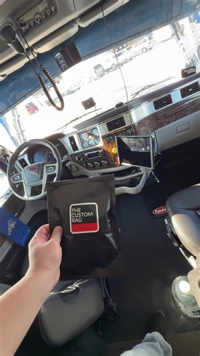 Custom rags for your semi truck #CustomRag #SemiTruck #Peterbilt #TruckDriver