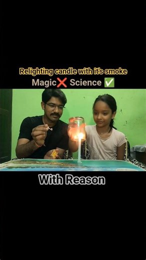 Smoke me vaporized wax hota hai jo flame ko wick tak le jaata hai.