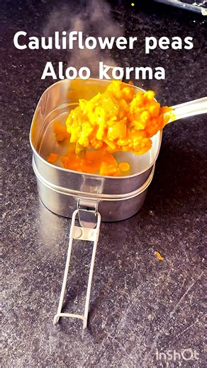 Lunch Box Combo-Chapathi with Aloo Cauliflower Peas Korma, Banana Flower Fry & Egg #lunchbox #shorts