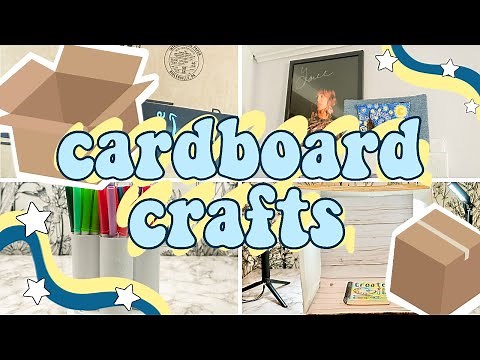Creative Things to make with CARDBOARD! How to recycle Amazon boxes