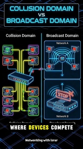 Collision Domain vs Broadcast Domain | What's the Difference? | CCNA Networking Basics