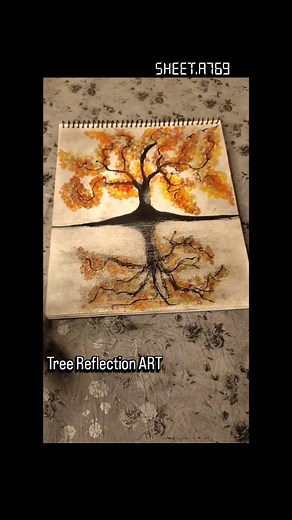 Tree Reflection ART tutorials for my Insta friends 😍🫰❣️❣️ #treerelflectionart#reflection #shadow #viralart #explore #reelsinstagram #viralart #naturebeauty😍 #sceneryart #naturelovers #reelsinstagram #instagood #ʀᴇᴇʟsɪɴsᴛᴀɢʀᴀᴍ #shwe.a769#viralreels #trendingreels #densomusic #trees #sheetumagicalart | Shweta Kumar