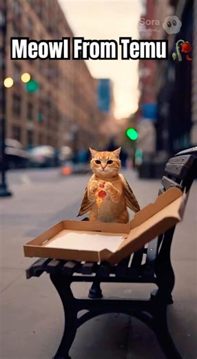 Meowl From Temu 🥀 #memes #aislop