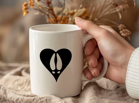 Deer Hoof Heart SVG | Hunting Love PNG | Deer Track | Rustic Wildlife Clipart | Cricut ,laser Engraving File (eps, Pdf, Png, Dxf, Jpeg). - Etsy