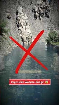 How This Wooden Bridge Stands Without Nails! 🤔. #NoNails #WoodenBridge #AncientEngineering