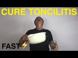 How to cure tonsillitis naturally!