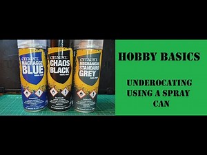 Hobby basics - Undercoat your Warhammer miniatures using spray paint - base coating