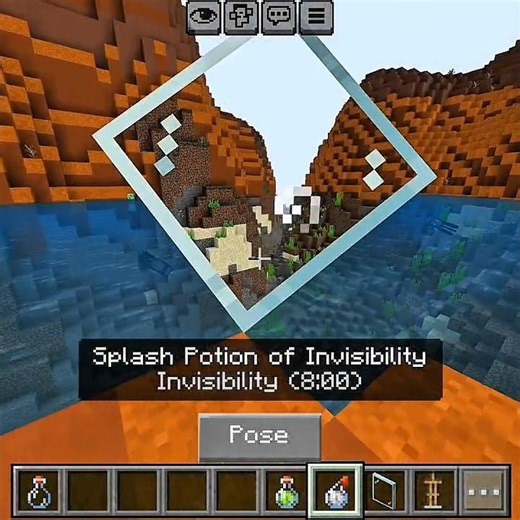MINECRAFT TIKTOK HACK GLASS🫨#minecraft