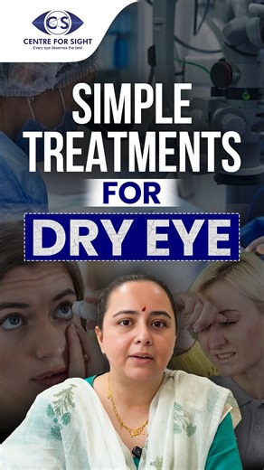 Simple Treatments for Dry Eyes | Dr Ameeta Koul Dry, itchy, or burning eyes? In this Shorts video, Dr. Ameeta Koul from Centre For Sight shares quick and simple treatments for dry eyes that you can easily follow at home and with medical guidance. From blinking more often to using artificial tears and making small lifestyle changes, these tips can bring you lasting comfort and protect your eye health. Say goodbye to irritation and hello to healthier eyes! #DryEyes #EyeCareTips #CentreForSight #Dr