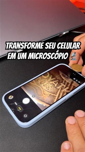 Turn your cell phone into a microscope 🔬