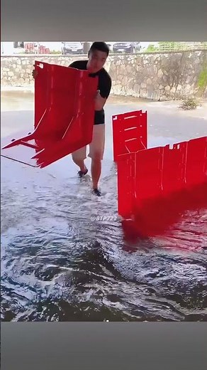 L-Shaped Flood Barriers: How They Use Floodwater to Stay in Place