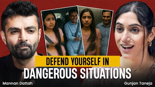 How To Protect Yourself In Elevator, Cab & Alone At Night | EP 6 Self Defence | GunjanShouts In this power-packed podcast of Gunjan Talks, I sit down with Mannan R. Dattah, founder of Knockout Fight Club, India’s largest chain of martial-arts academies, to uncover how martial arts can transform your body, mind, and spirit. From street harassment to mental toughness, we break down how ordinary people, especially women, can learn to defend themselves, stay calm in danger, and reclaim their inner p