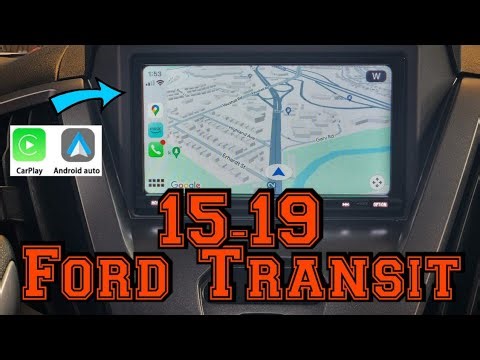 2018 Ford Transit How to remove the radio Install Sony Apple carplay android auto Metra reverse cam