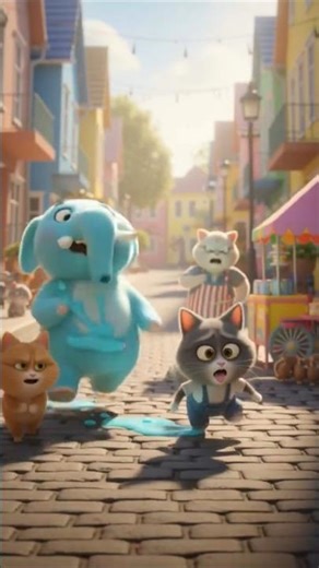 😂 Cute Cat Comedy Chaos! | Chiku & Miku’s Funniest Moments 😺🎬✨#funnycat #cutecats #aishorts #cat