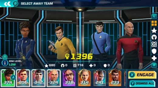 Star Trek: Legends gameplay