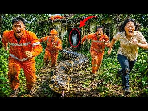 Time Lapse: 72 Hours Haunted Cleanup - Rescue Team Finds Giant Python & Ghost Inside Abandoned House