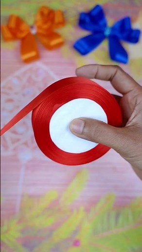 🎀 Beautiful Christmas Bow Making Idea