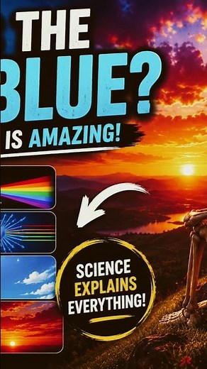 Why Is the Sky Blue? 🌍 The Science Explained in 30 Seconds! #shorts #trending