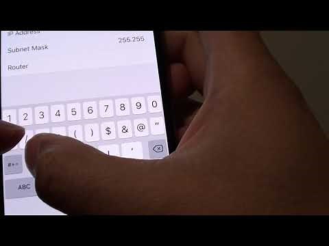 iPhone XS: How to Manually Configure IP Address