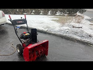How To Start Your Craftsman 24” Snow Blower