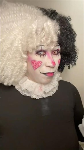 Step by step of turning into a clown. You won’t want to miss this!