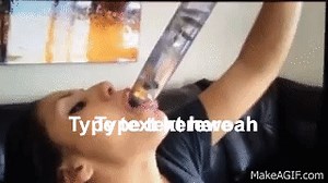 Girl swallow 20 goldfish.... on Make a GIF