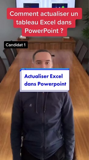 Plus besoin de se pendre la tête avec powerpoint avant chaque reunion ☺️ #excelfrancais #apprendreexcel #excel #microsoftexcel #titkokacademie