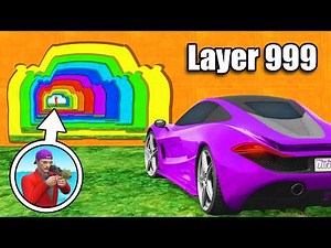 Cars vs 1,000 Layers in GTA 5!