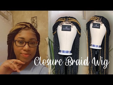 Box Braid Closure Wig|How-To
