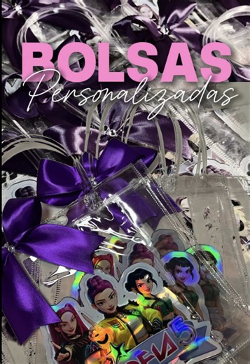 Dulceros personalizados Guerreras KPOP #Bolsaspersonalizadas #huntrixgolden #guerreraskpop #dulcerospersonalizados