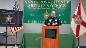 Join Sheriff Johnson and State Attorney Ginger Bowden Madden for today's press conference reference two recent arrests. John David McKenzie and Brandi Nacole Harper remain in custody in Santa Rosa County Jail. | Santa Rosa County Sheriff's Office FL