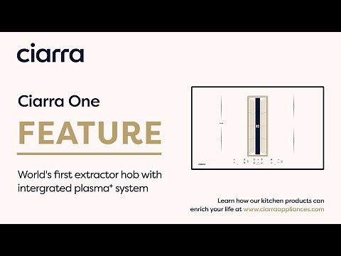 Ciarra ONE Induction Extractor Hob With Built-In Plasma⁺ System | Feature