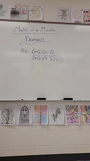 Finding the domain of a rational function. #mathematics