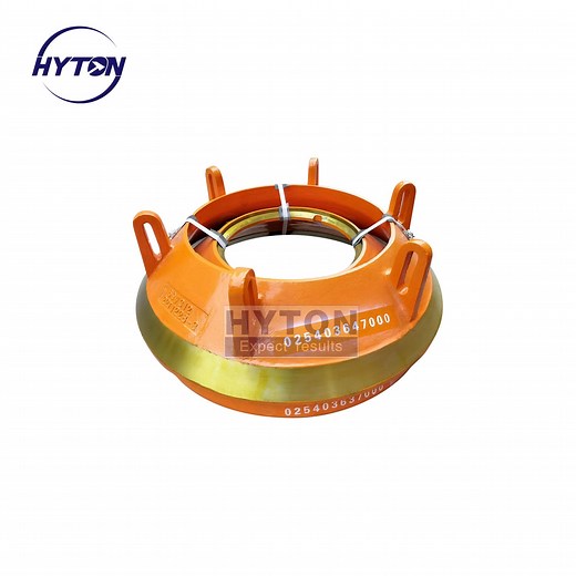 [Hot Item] Xt510 Xt720 Xt710 Manganese Steel Mantle Bowl Liner Suit Terex C1540r Stone Cone Crusher Wear Parts