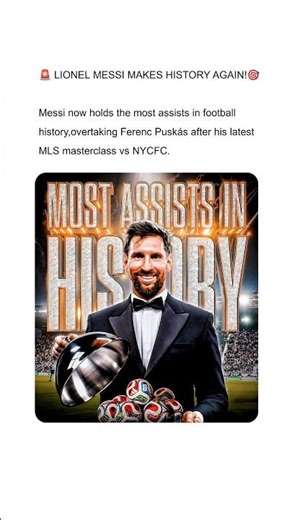 Messi Becomes the Greatest Playmaker in Football History! 🐐