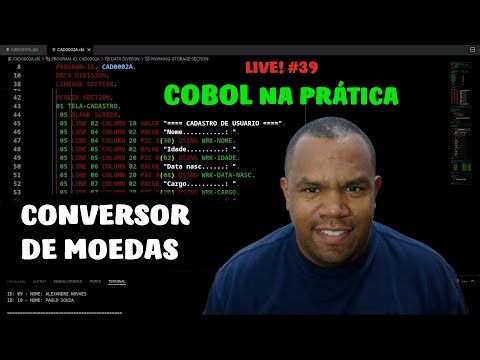 💻 COBOL na prática [VSCode + GnuCOBOL] #39 | Conversor de Moedas