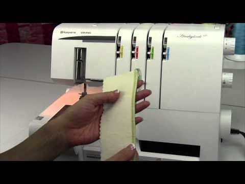 Husqvarna Viking S-21 Serger 15 4-Thread Construction Seam