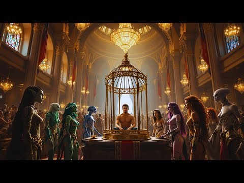 Alien Women Were Using A Human Man For Entertainment,But One Of Them Fell in Love With The Man.