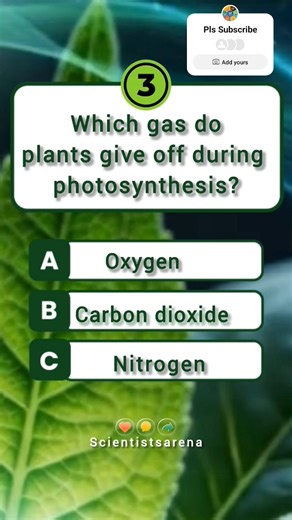 Quick Biology Quiz 🌿💨 | What Gas Do Plants Release?