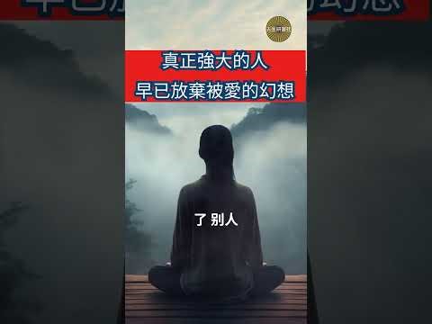 宗薩仁波切|真正強大的人，早已放棄被愛的幻想！