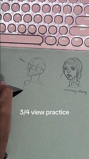 3/4 View Face (practice session)