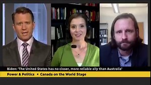 1.1K views · 15 reactions | Professors Stephanie Carvin and Thomas Juneau discuss Canada's foreign policy, national security and its place on the world stage. | CBC Politics | Facebook
