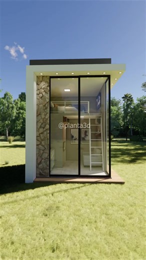 Loft em Terreno 3x3: Investimento de 16 mil reais